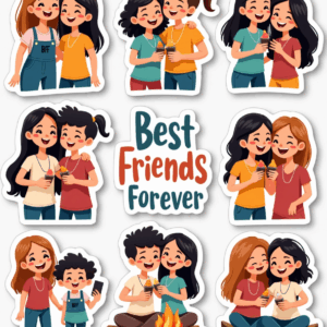 Family Life & Relationships - Sticker Sheet v25